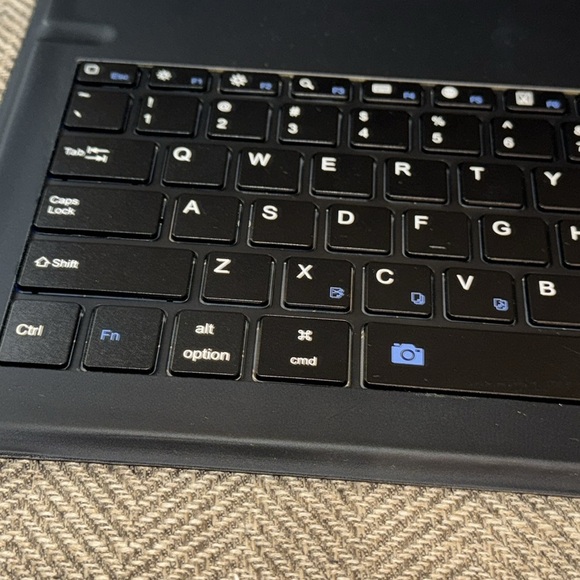 Black ProCase Keyboard Cover Case for Apple iPad Pro 12.9" with PENCIL AND CHGR - Picture 5 of 16